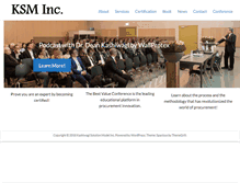 Tablet Screenshot of ksm-inc.com
